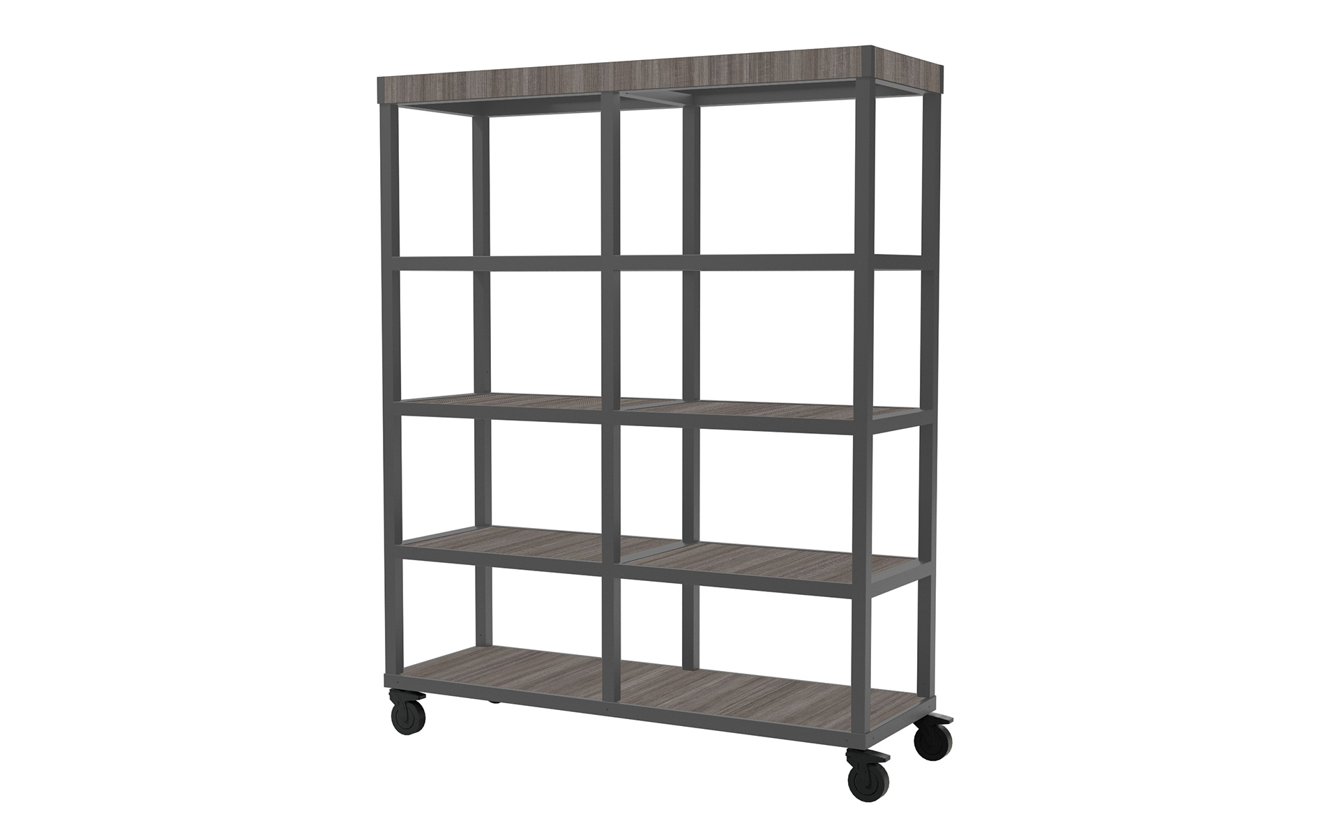 Grapevine Back Bar Portico Teak laminate with Iron powder coating