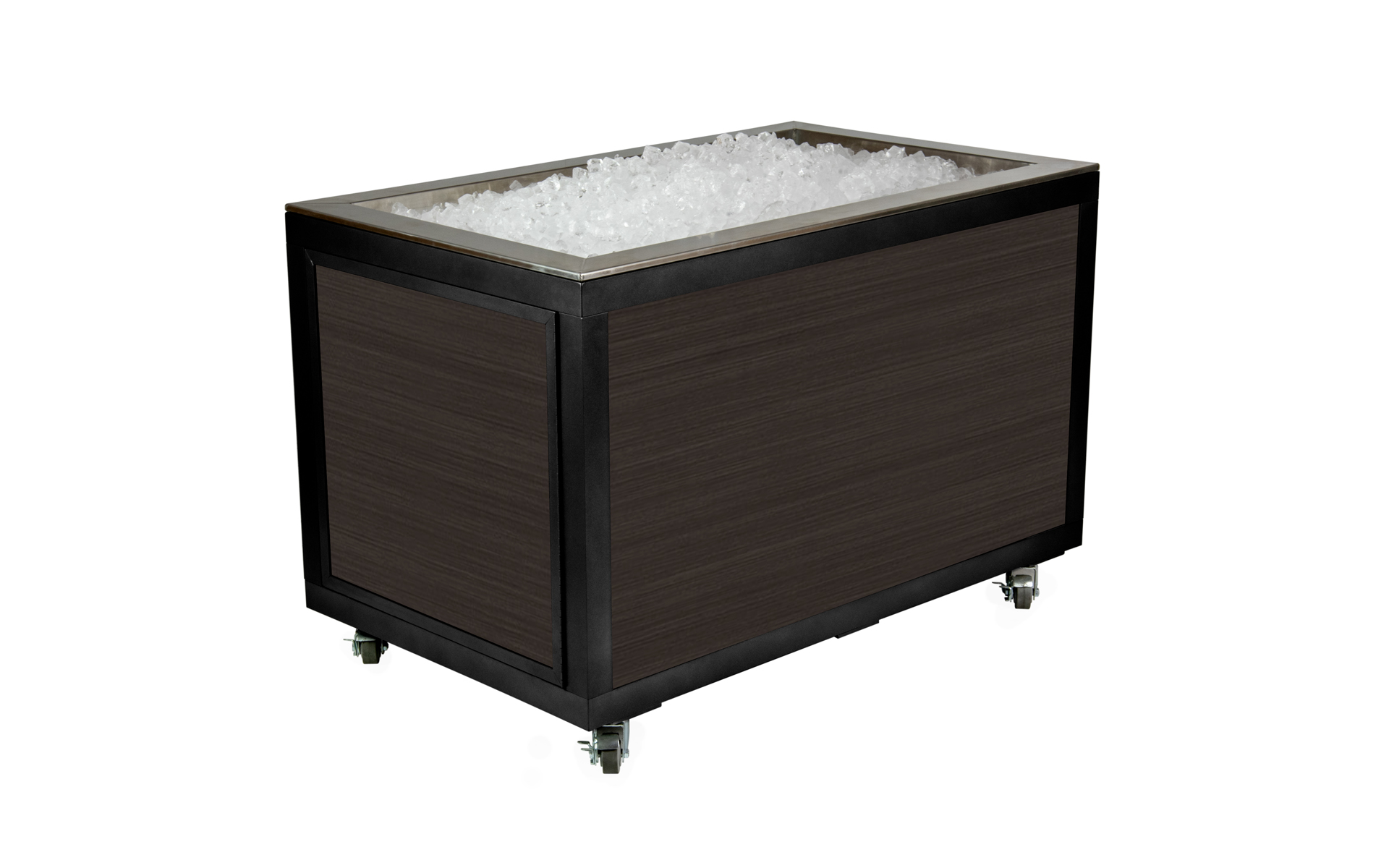 Beverage Cart - Black and Black Riftwood