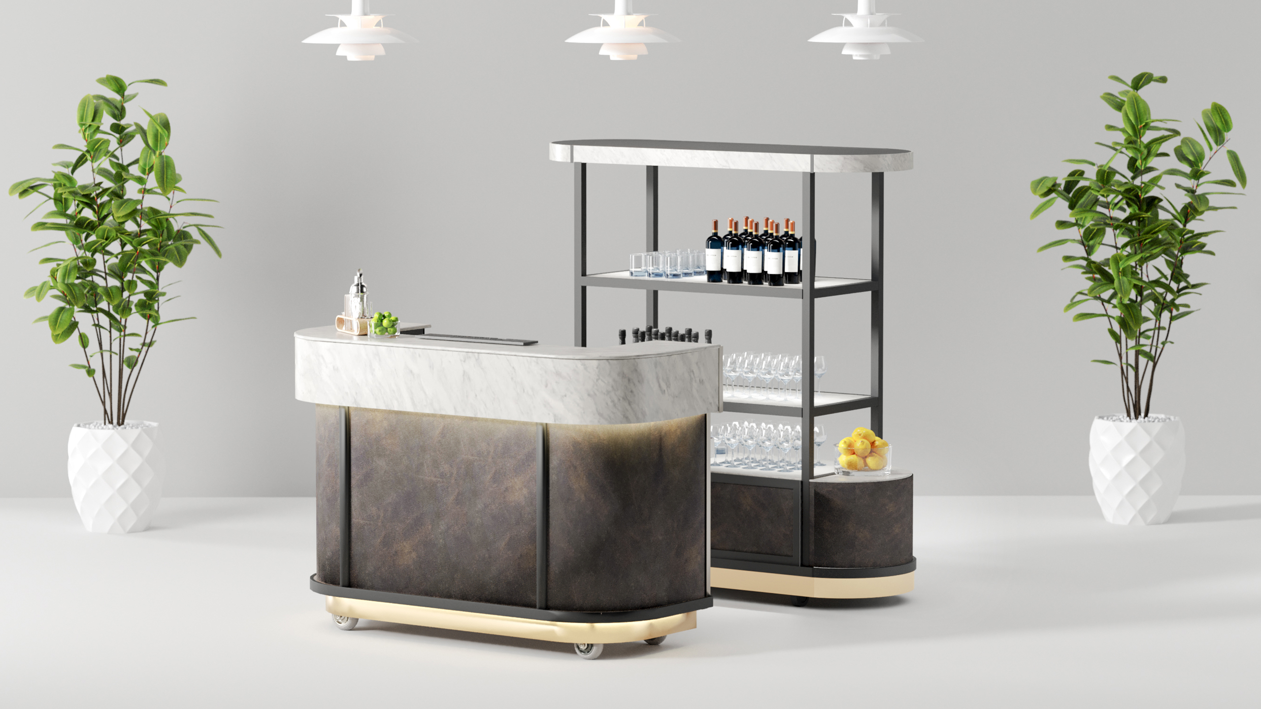 Luxe Bar Setup Luxe Bar Setup