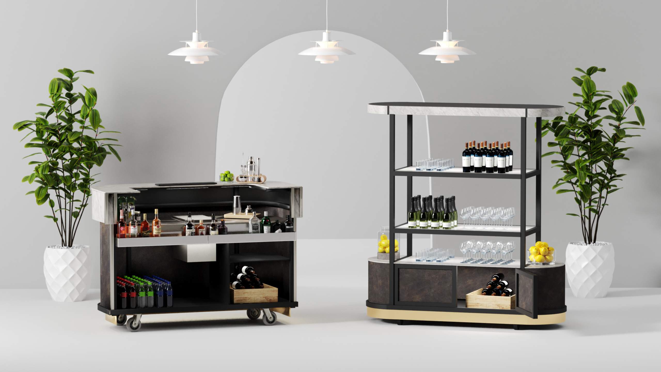 Luxe Bar Setup Luxe Bar Setup